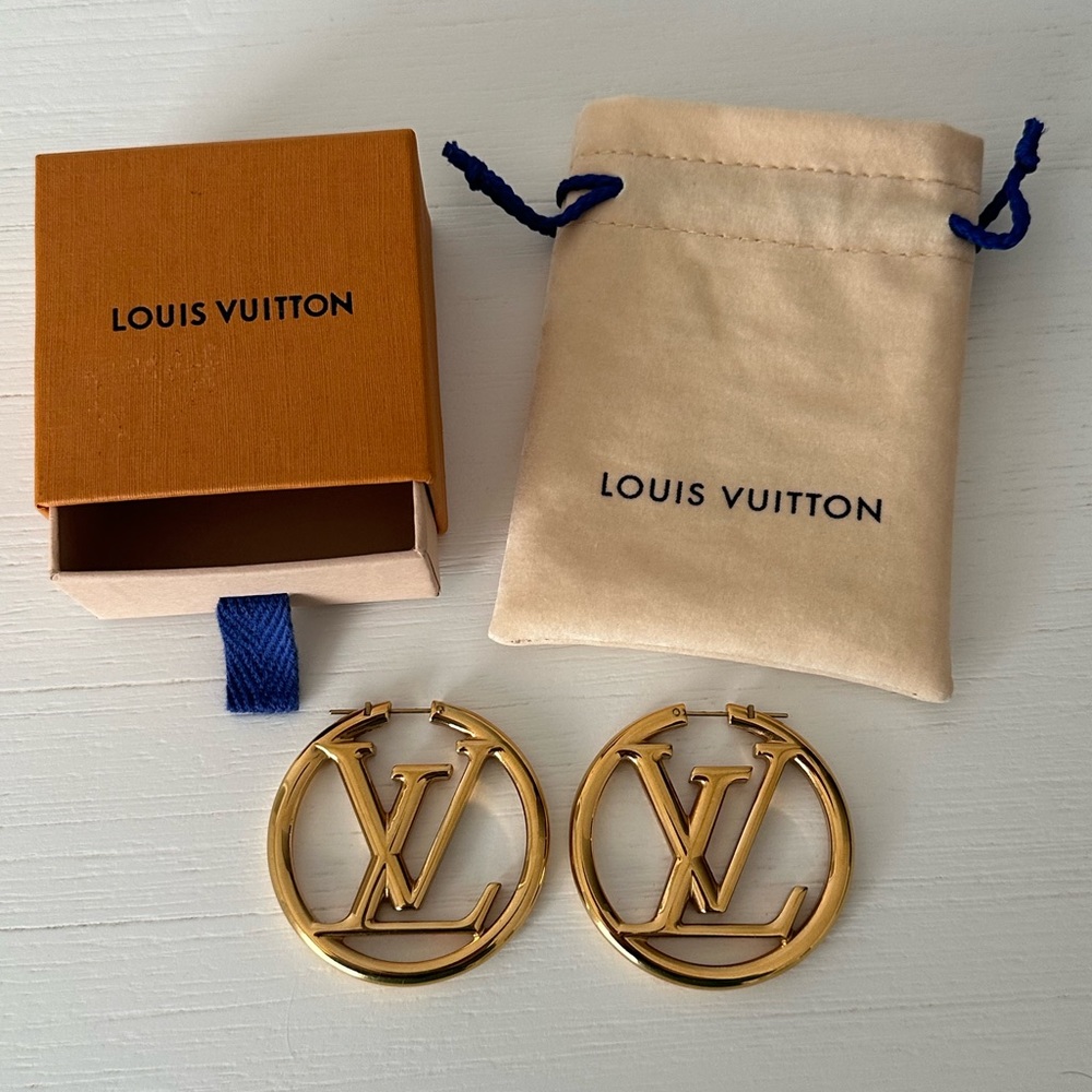 Louis Vuitton GM Hoop Earrings